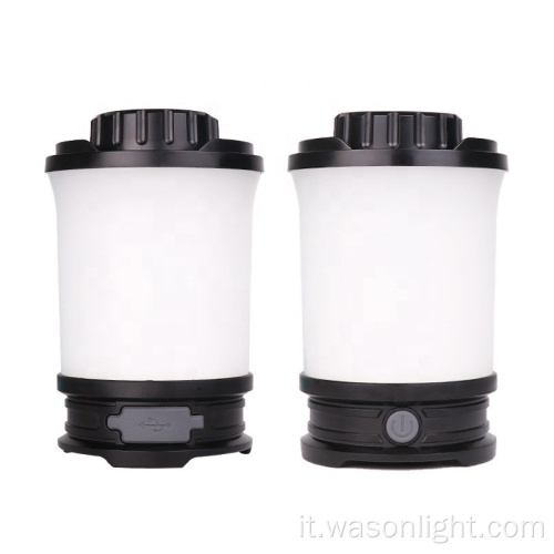 Wason Elevato luminosità Irradiazione Risparmio energetico Emergenza Emergenza Portable Camping Light Hurricane LED Lantern ricaricabile